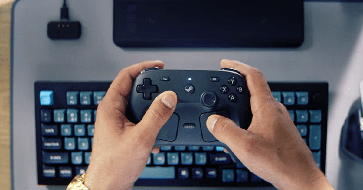 Someone made the Steam Controller go and charge itself using haptics, and it’s awesome [Video]