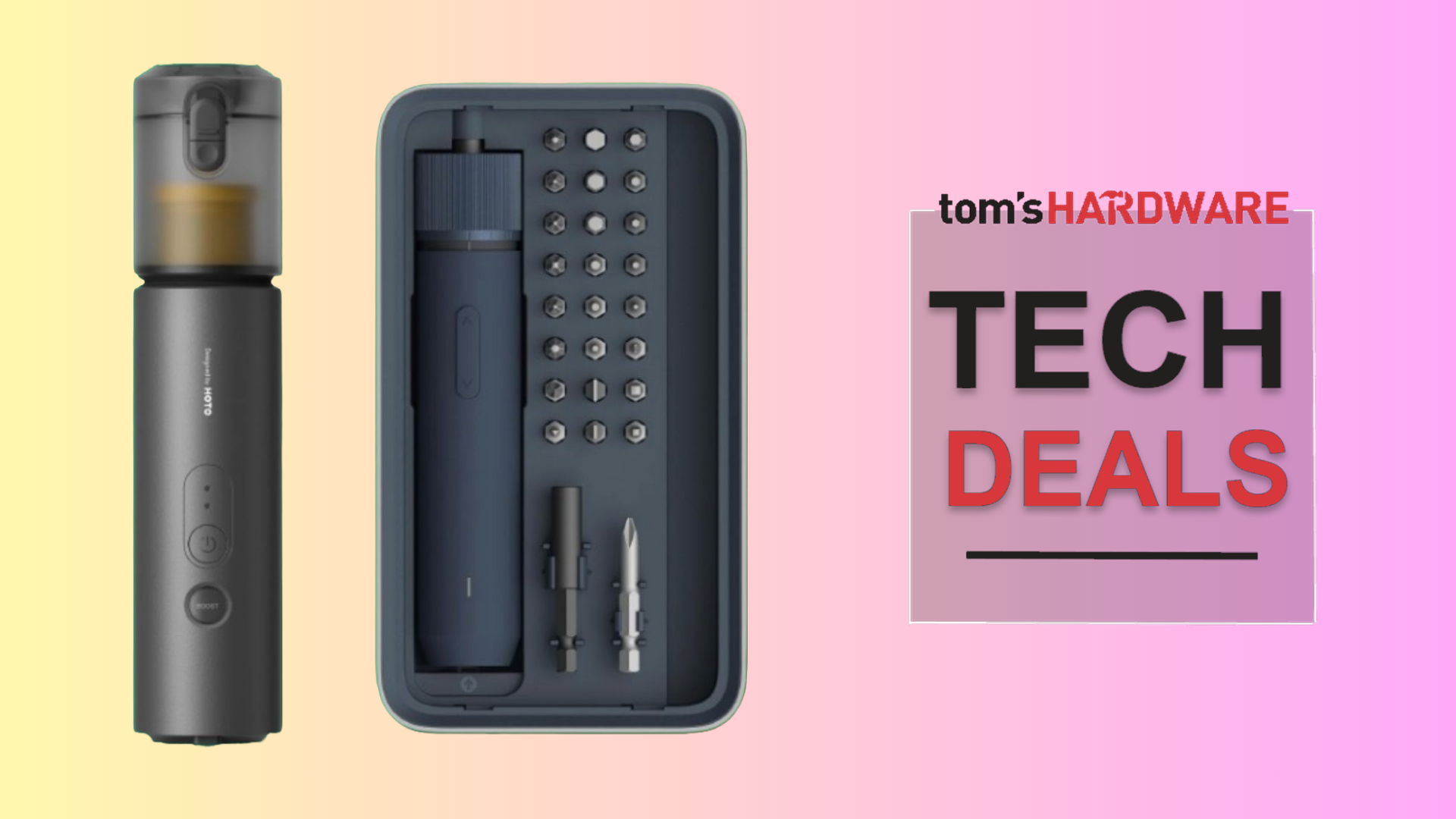Save $60 on this Hoto DIY and PC maintenance bundle with electric screwdriver and 4-in-1 air duster — just $89 for popular USB-C rechargeable driver with 25 bits, along with a separate blower and vacuum cleaner to keep your setup clean
