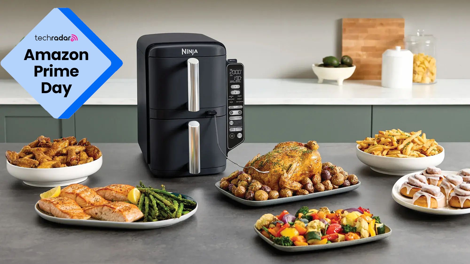The Ninja DoubleStack at a record-low price of AU$189.95 is my pick of the best Prime Day air fryer deal — but there’s more where that came from