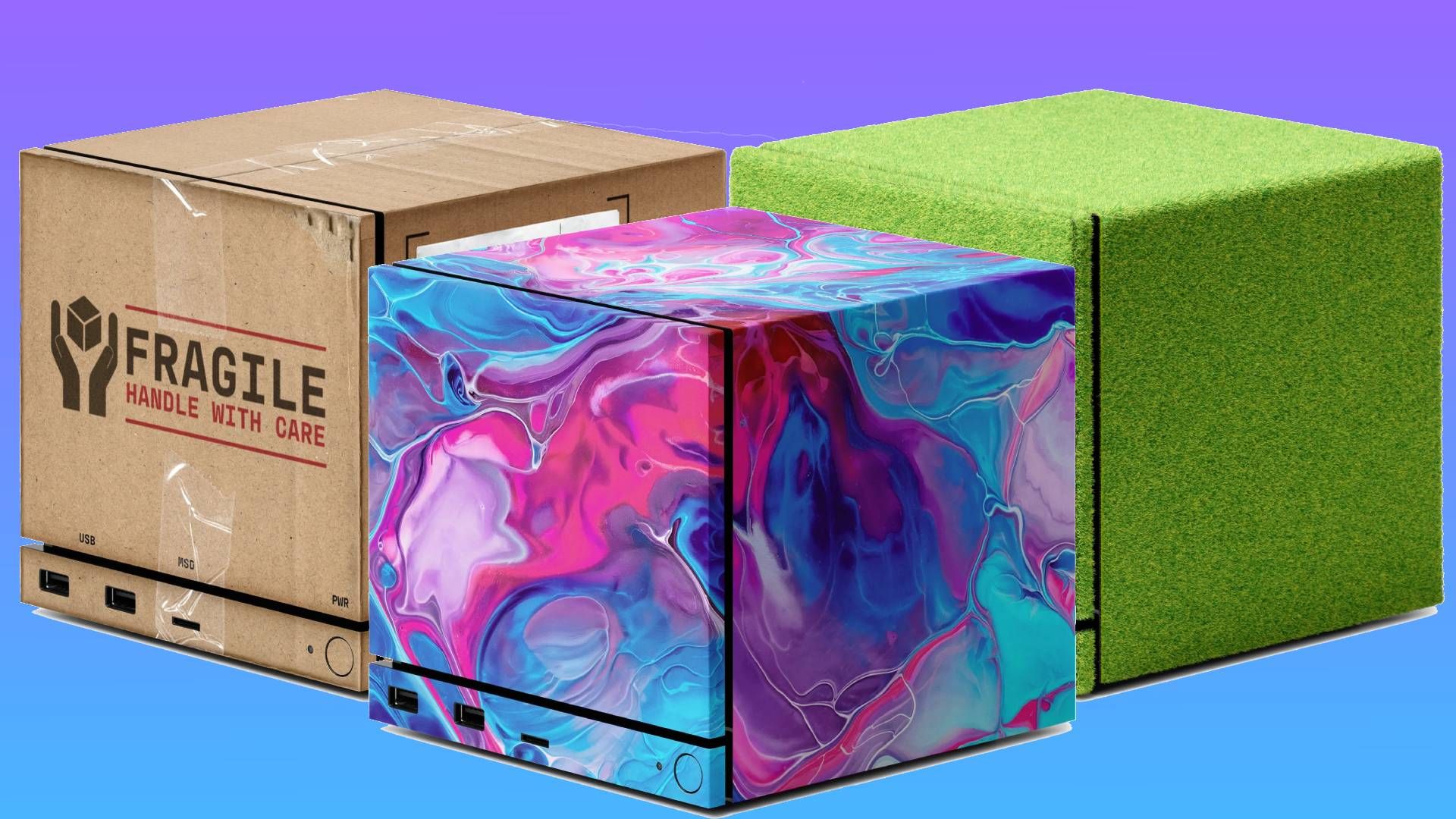Dbrand reveals Steam Machine skins, and none look anything like the Companion Cube