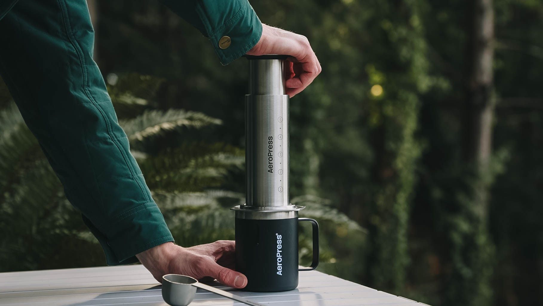 Put down that jar of instant — the AeroPress Steel is seriously tough, travel-ready, and will let you prepare proper coffee anywhere
