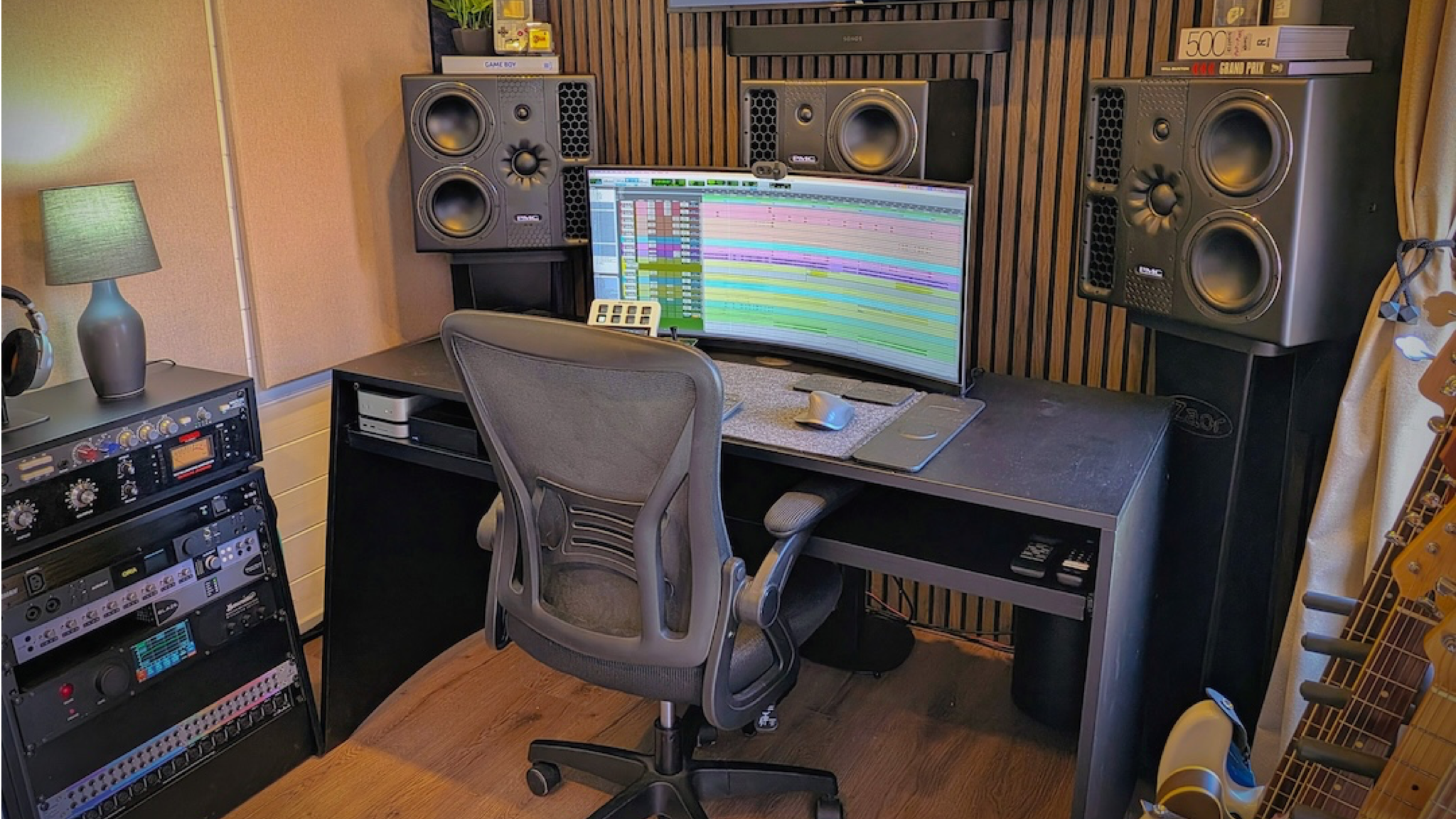 As a gigging musician, this awesome home Dolby Atmos recording studio makes me jealous in the best way — here’s the gear involved, including how AirPods Max and a Sonos home theater setup are involved