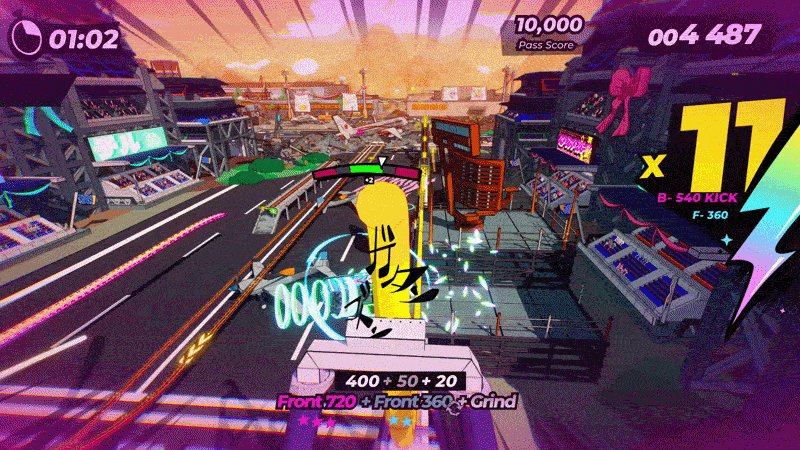 Denshattack! is one of the best indie games I’ve played in 2026 — it’s like a hybrid of Sonic classics, Jet Set Radio, and the Tony Hawk’s Pro Skater series