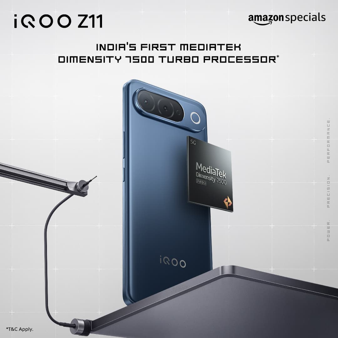 iQOO Z11S Reportedly Launching This Month With Dimensity 7500 Turbo Chip