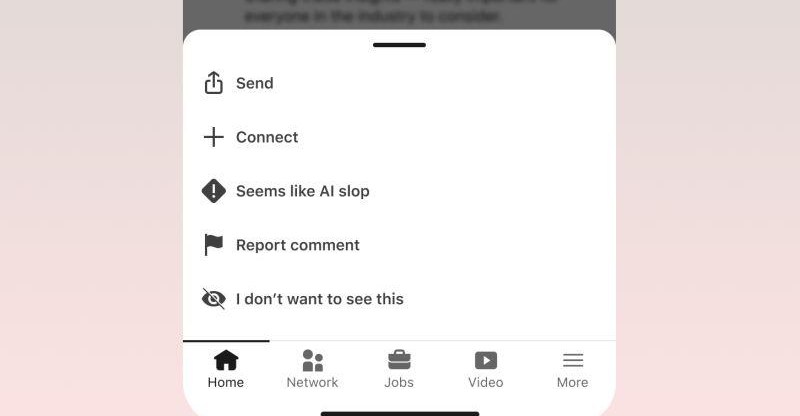 Over one million people have clicked LinkedIn’s AI slop button