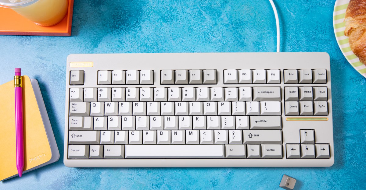 This great retro-inspired keyboard now comes preassembled