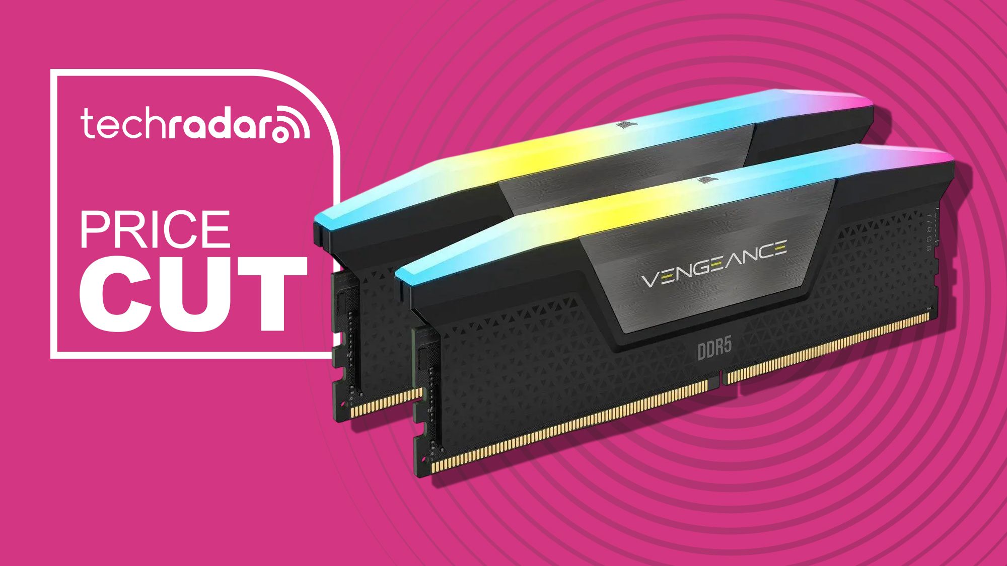 In a rare win for PC builders, Corsair’s 32GB Vengeance RGB DDR5-6000 memory gets a big discount