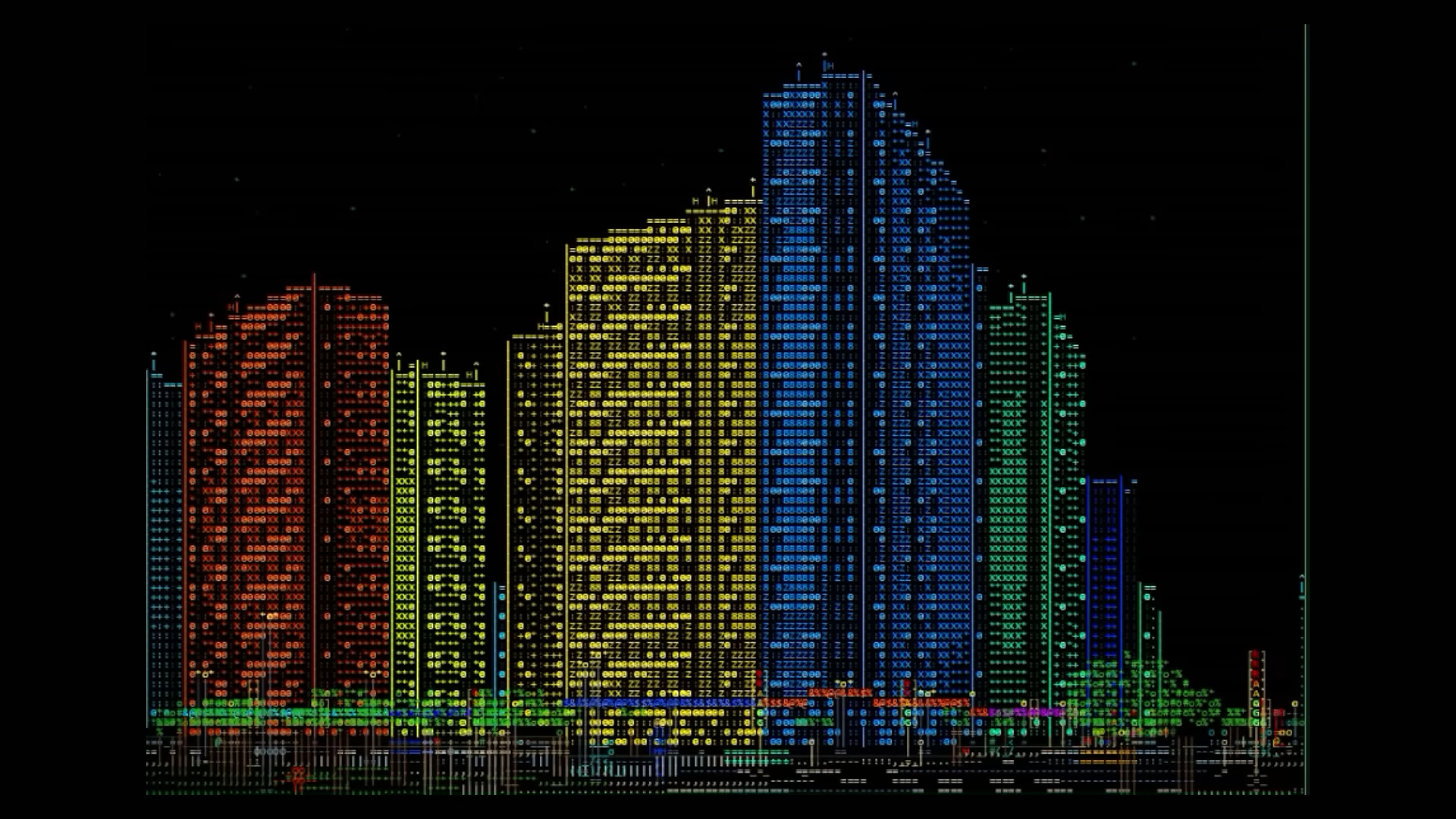 Ray-tracing? I’d rather walk around this ray-cast ASCII city