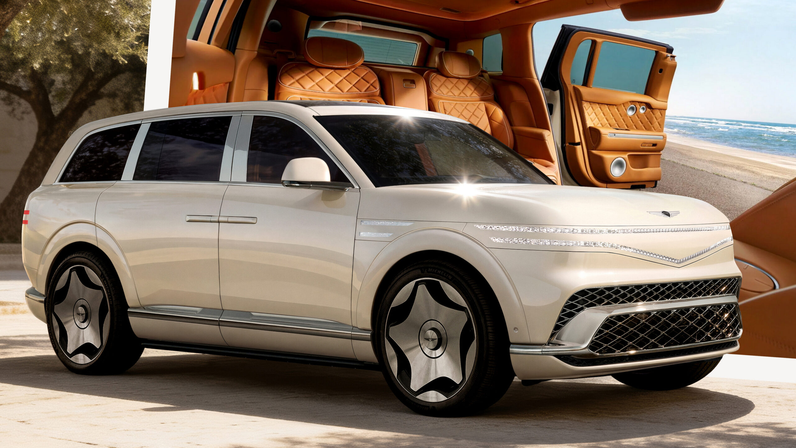 Genesis’ New GV90 Wants BMW Money With Rolls-Royce Tricks | Carscoops