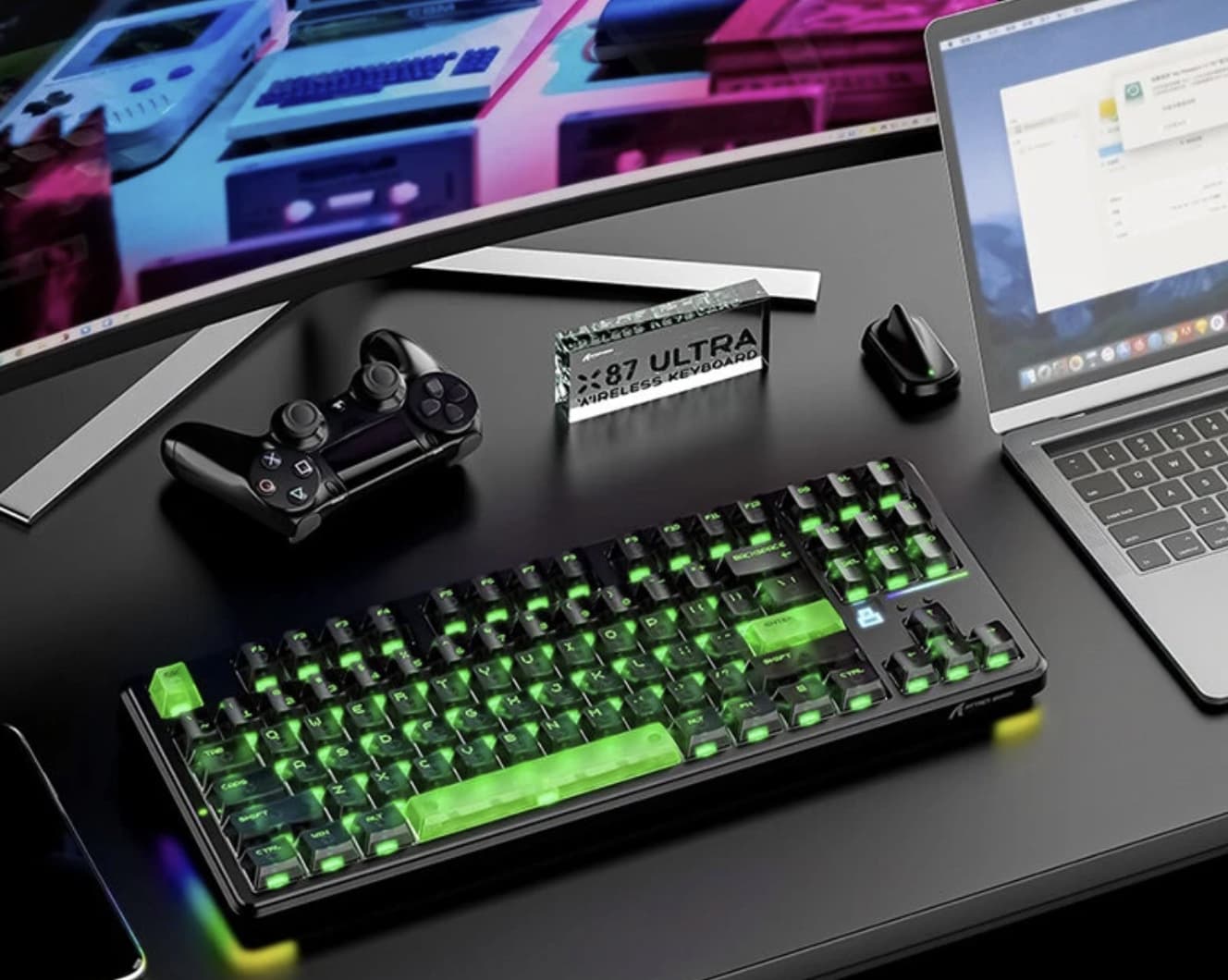 ATTACK SHARK X87ULTRA Mechanical Keyboard Review: Dual 8K Wireless Gaming Keyboard with 10000mAh Battery and RGB Display