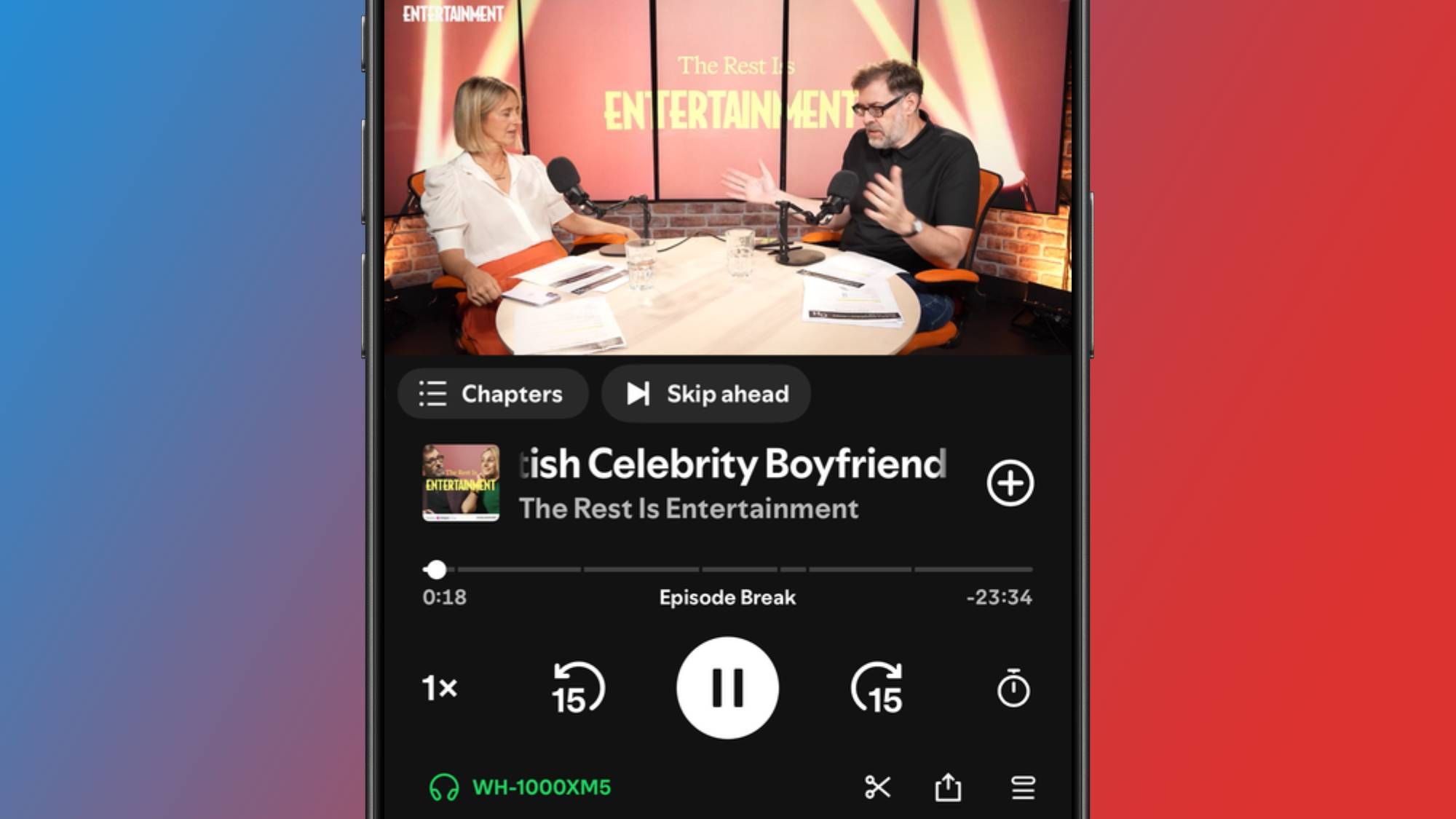 Good news: Spotify is adding a button to skip ads in podcasts. Bad news: it only skips ads the creators added to support themselves, not Spotify’s own ads…