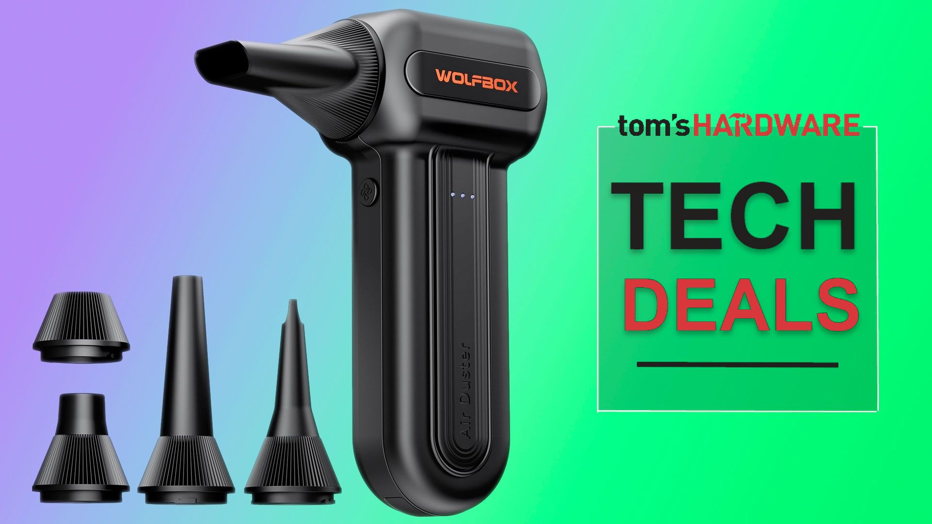 Wolfbox MF60 Compressed Air Duster is nearly 40% off in a limited-time deal — powerful rechargeable device’s propulsion fan runs at up to 110,000 RPM