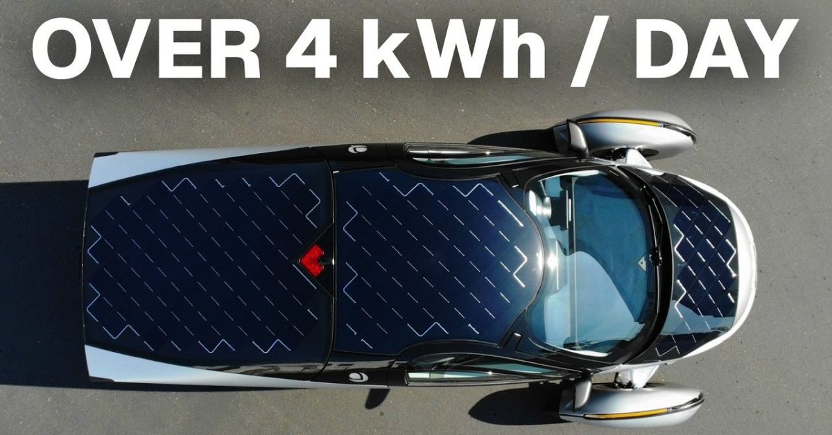 Aptera solar EV makes up to 4.75 kWh a day, independent test shows