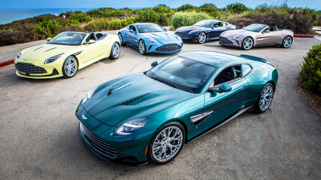One Of Aston’s Five New American Specials Wears A Color From A 1958 Sales Brochure | Carscoops