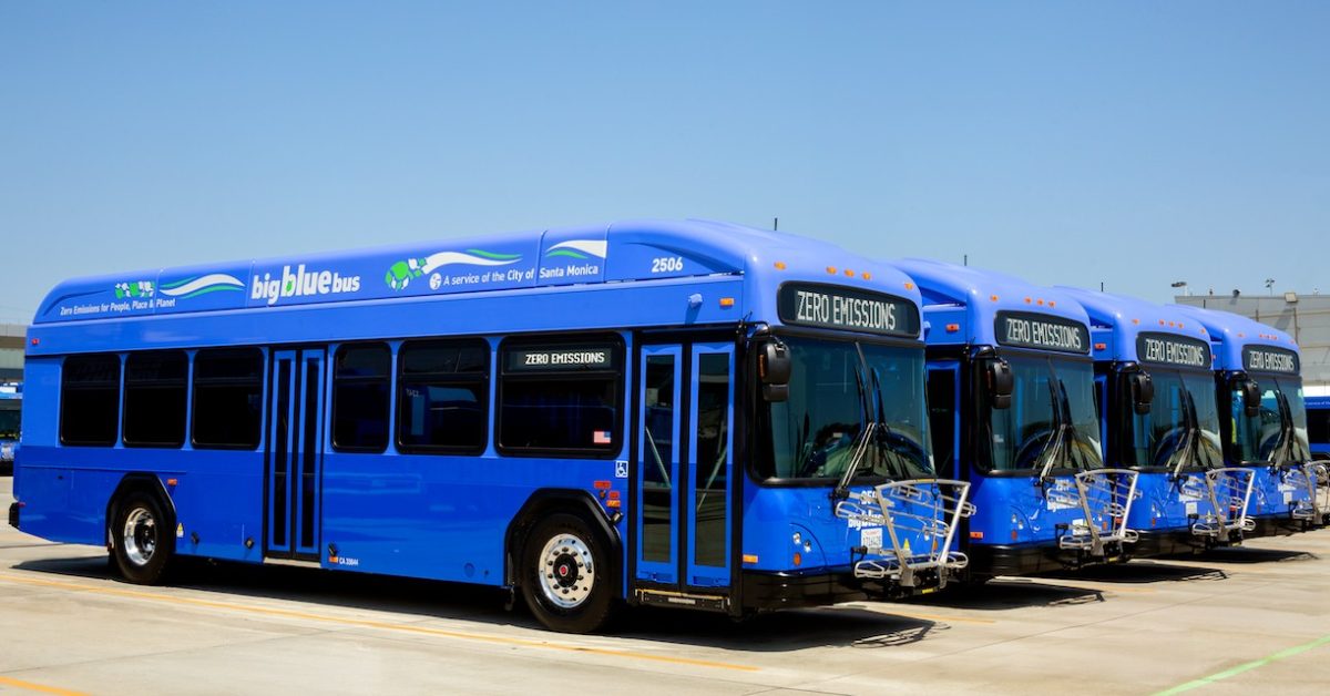 Santa Monica goes big on electric buses with 130 fast chargers