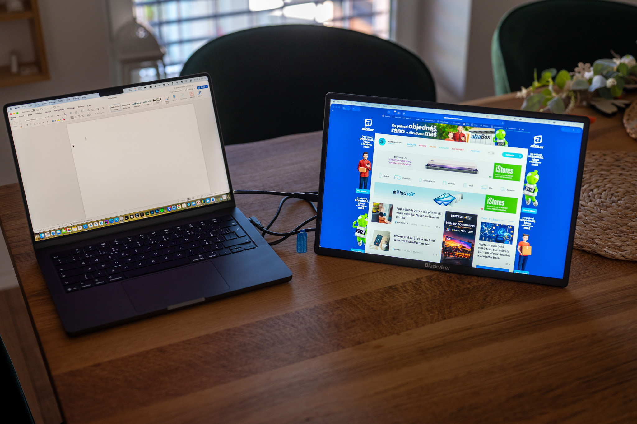 Review Blackview TABLE 9 – This is exactly how I imagine an external display (not only) for the iPad