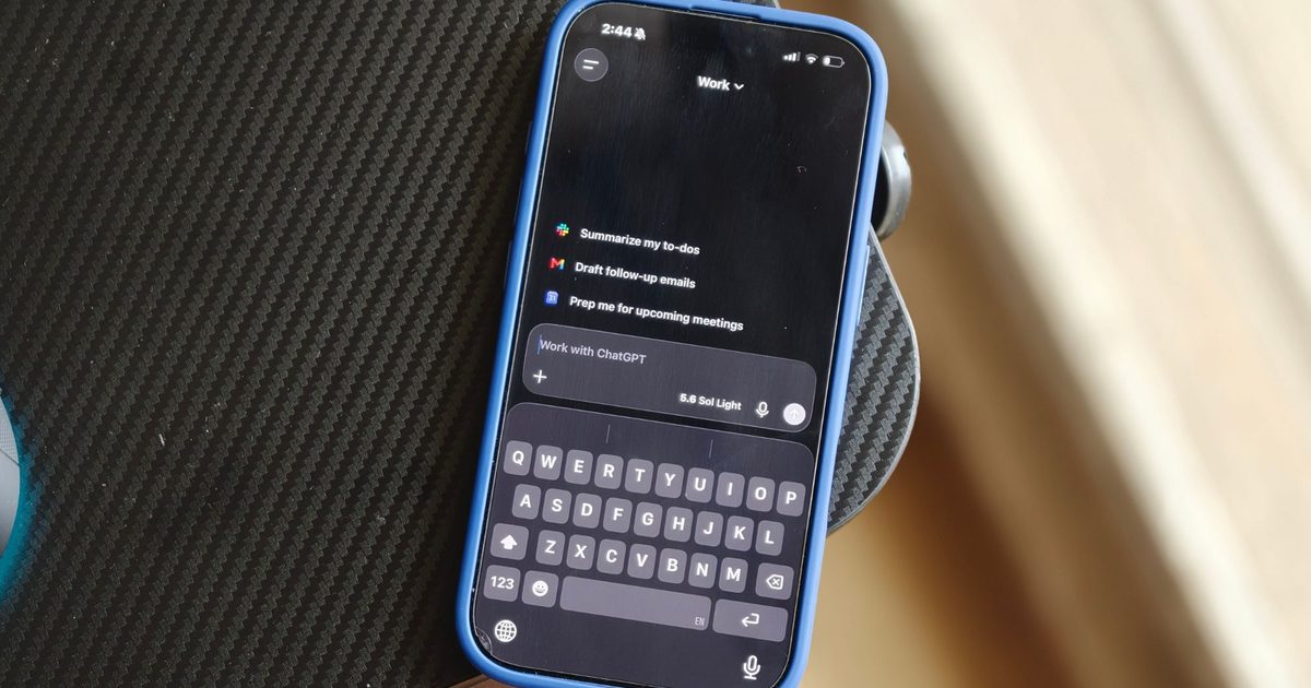 ChatGPT for iPhone now lets users grab recent photos with a long press