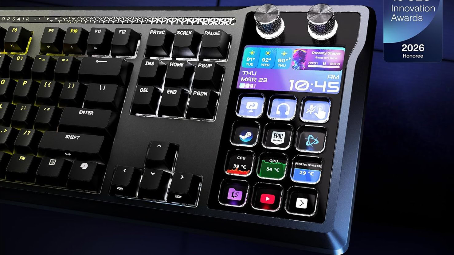 Save 15% on the Corsair Galleon 100 SD with built-in Stream Deck keys