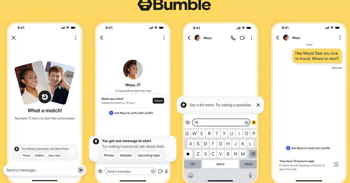 Bumble just changed who gets to make the first move