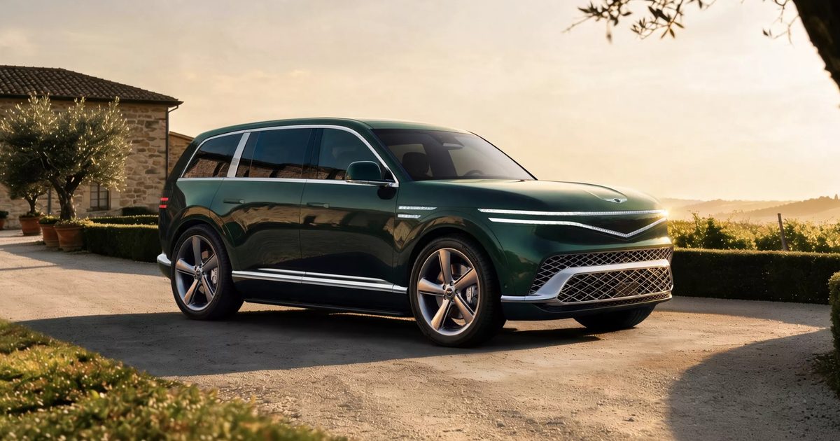Genesis launched a flagship electric SUV and gave it more power than the Ferrari Amalfi