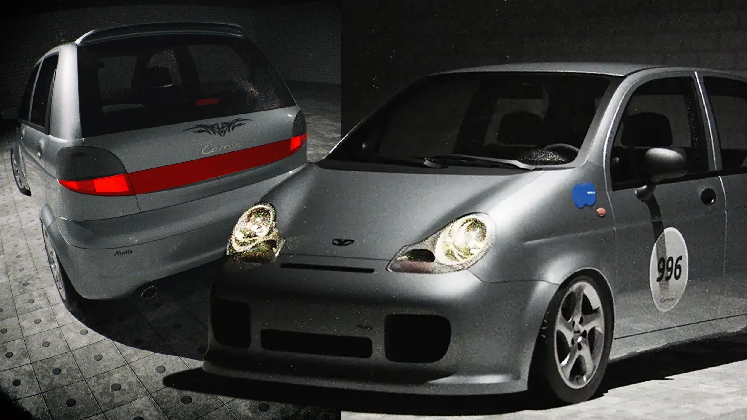 The Cheap Daewoo Sold As A Pontiac Looks Oddly Convincing With Porsche 996 Lights | Carscoops