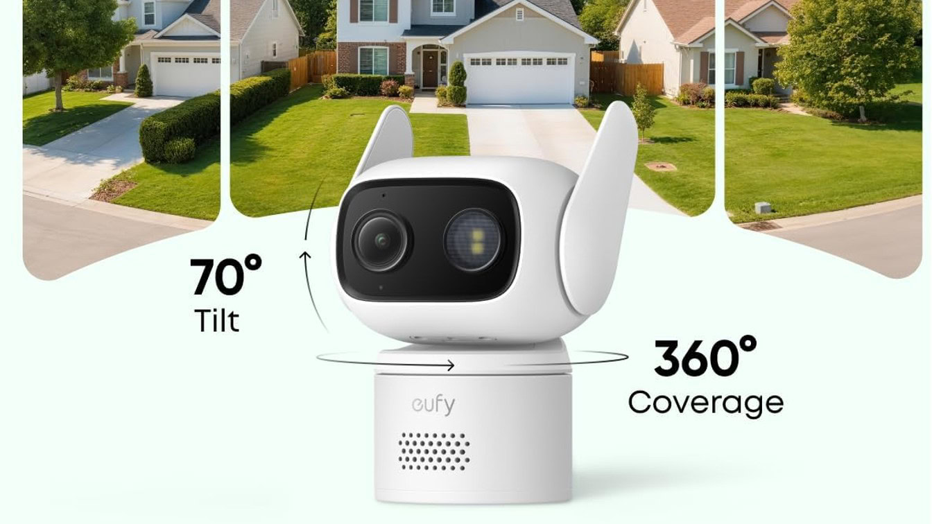 Save 33% on the Eufy C31 camera with 360-degree coverage and local storage