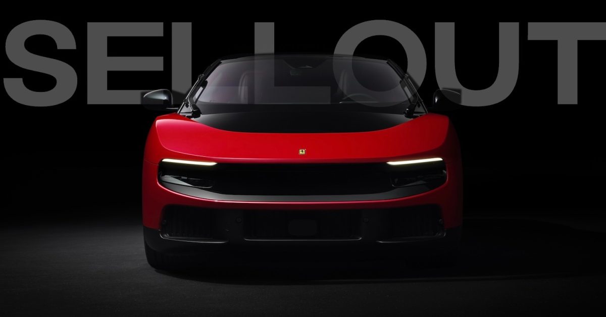 First Ferrari Luce EV sells for $40 million, 36x its estimate