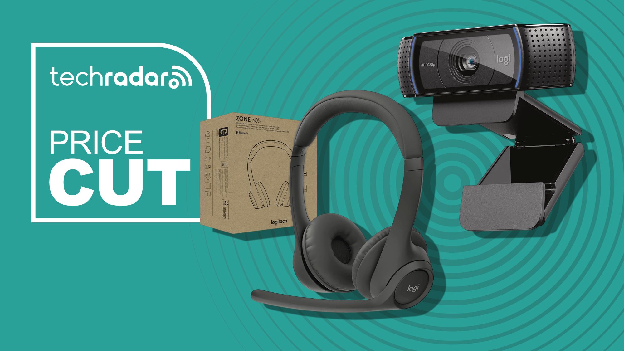 Logitech webcam & headset discount for Amazon for Business Brand Week