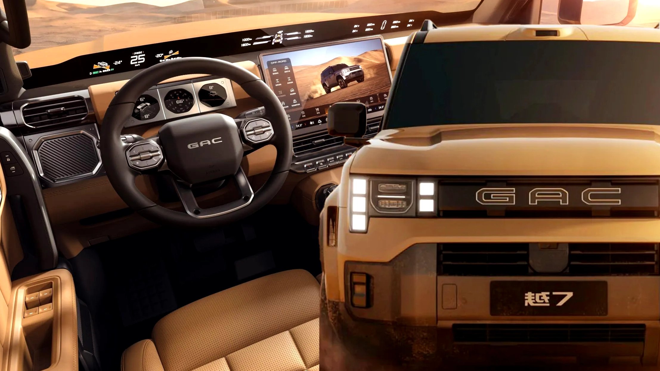 China’s New GAC Yue 7 Wants The Defender’s Lunch And Also Its Face | Carscoops