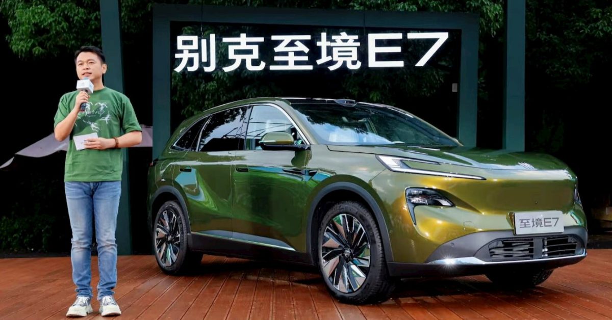 GM will begin shipping electric Buick vehicles from China overseas, starting with this SUV