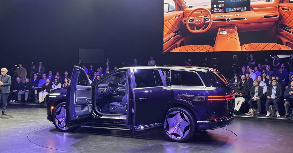 The Genesis GV90 takes luxury up a notch with coach doors and all [Images]