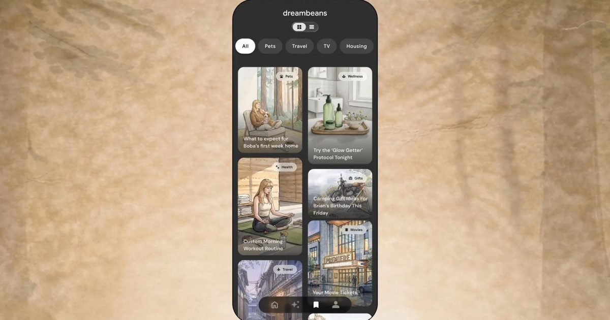 You no longer need a subscription to try Google’s Dreambeans app