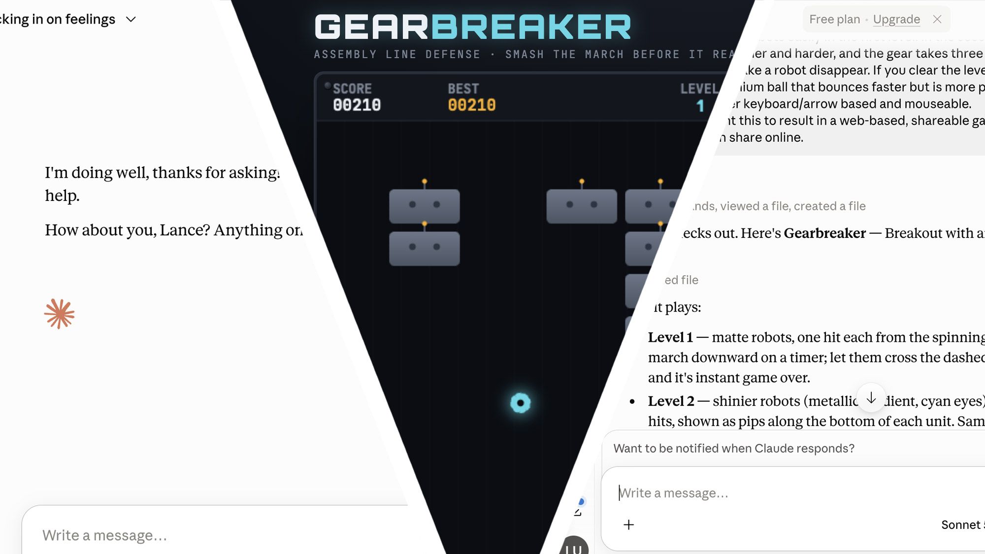 I used Claude AI to build a Breakout clone in five minutes — and you can play it