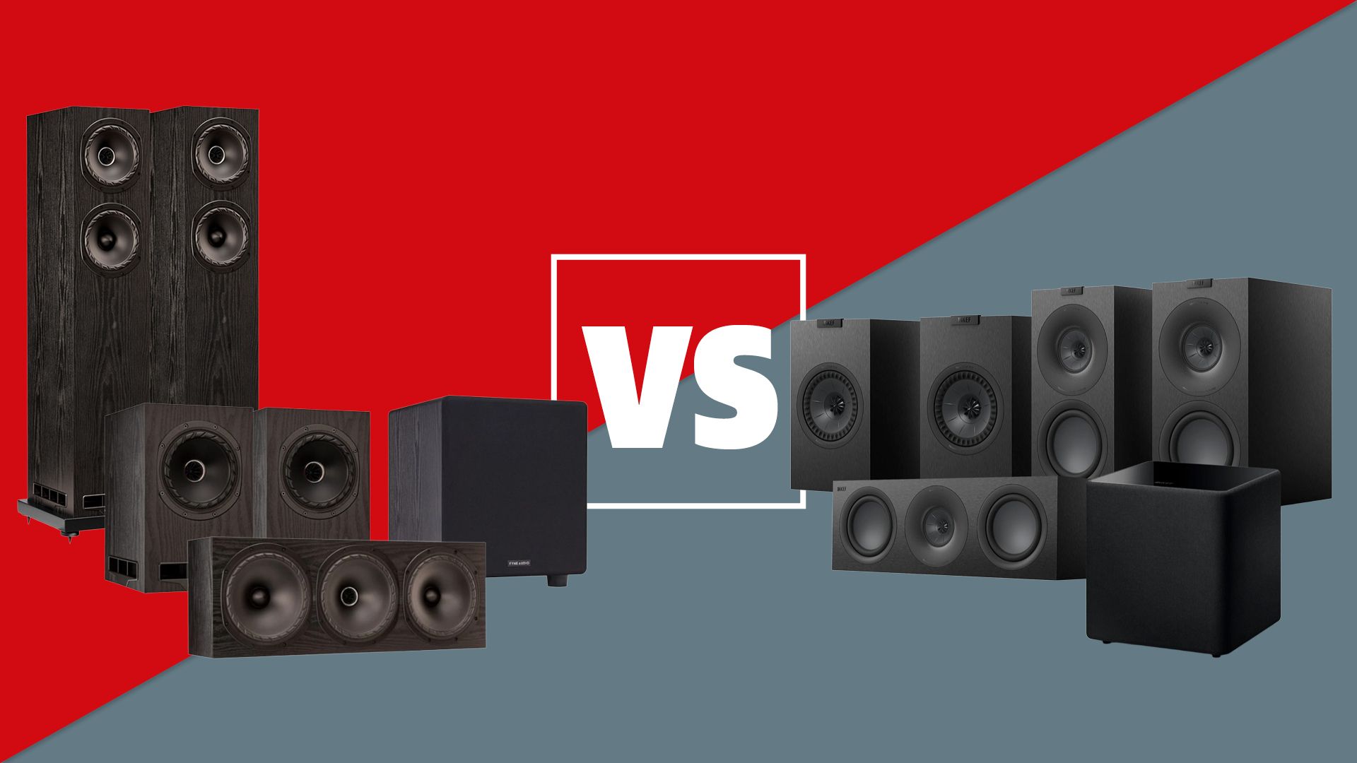 Fyne Audio F500E AV Pack 2 vs KEF Q Concerto Meta 5.1 Speaker System: which surround sound system is better?
