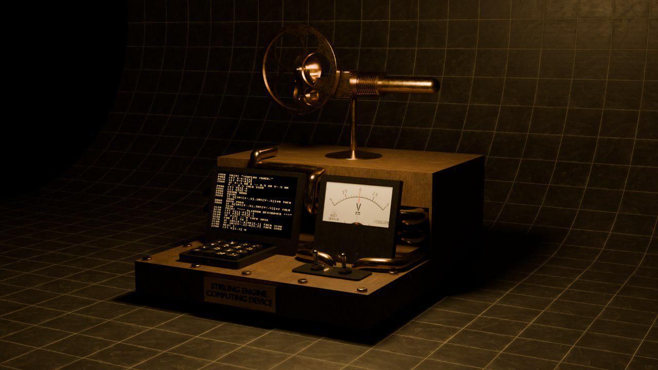 DIY modder creates ‘heat engine computing device’ powered by a Stirling engine, can run Tetris, Snake, and Pong — 80 MHz processor operates on just 150 milliwatts of power