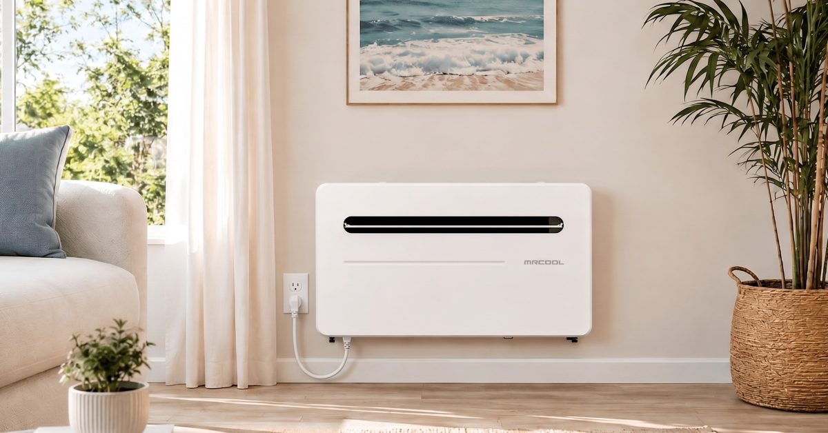 This DIY heat pump plugs into a wall outlet and has no outdoor unit