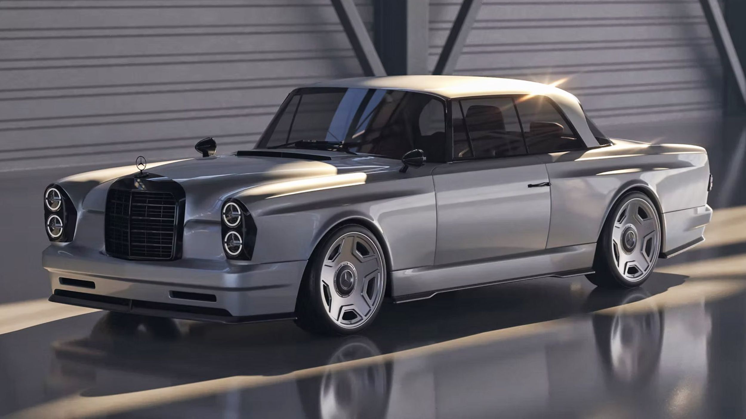 This 1960s Mercedes W111 Coupe Is Really A 2020s AMG C63 S Coupe | Carscoops