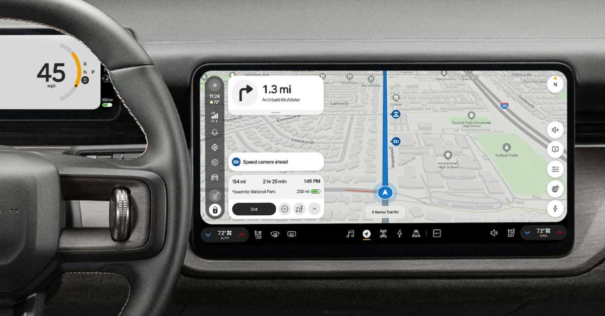 Waze alerts are coming to navigation in Rivian’s electric vehicles