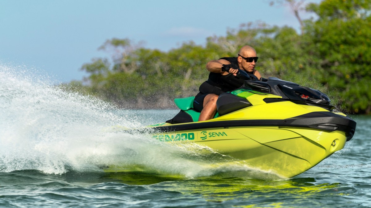 New 350-HP Sea-Doo Pays Tribute to Senna’s Other Favorite High-Speed Hobby