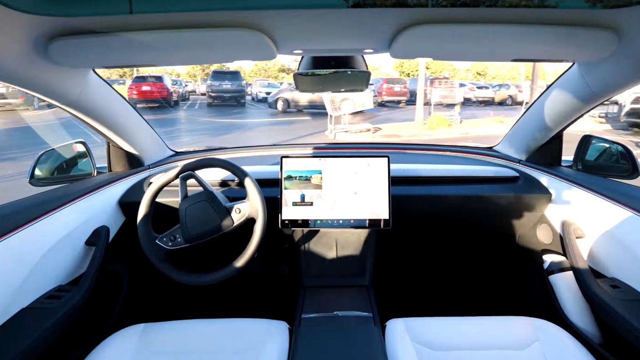 A Tesla Robotaxi Got Boxed In By Bollards, So It Bulldozed Its Way Out | Carscoops