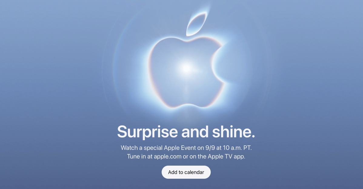 Apple announces September iPhone launch event