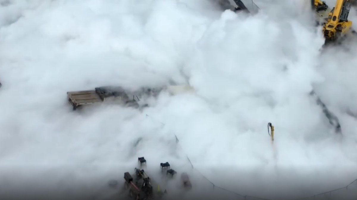 Worst Day at Work Ever: Semi-Truck Rolls Into Pipeline, Area Ruled No-Fly Zone