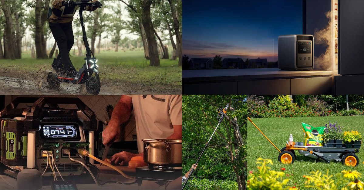 Segway ZT3 Pro e-scooter $850, Anker SOLIX 2,010Wh power station $549 off, EGO Nexus 2x battery bundle rare discount, more