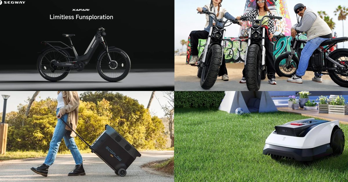 Segway Xafari e-bike new $1,500 low ($900 off) + Xyber e-bike new $2,300 low ($1,000 off), EcoFlow flash sale, ECOVACS, more