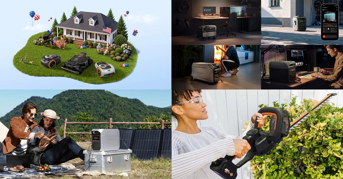 Segway Navimow X430 robot mower $2,249 in Labor Day Sale, EcoFlow Monthly Madness power station flash sale, Worx, EVs, more