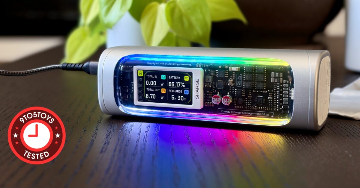 Tested: You have to see Sharge’s impressive new metal unibody power bank with display [Launch deal]