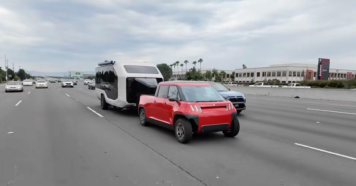 Telo raises its tiny electric truck’s tow rating to 8,000 lbs