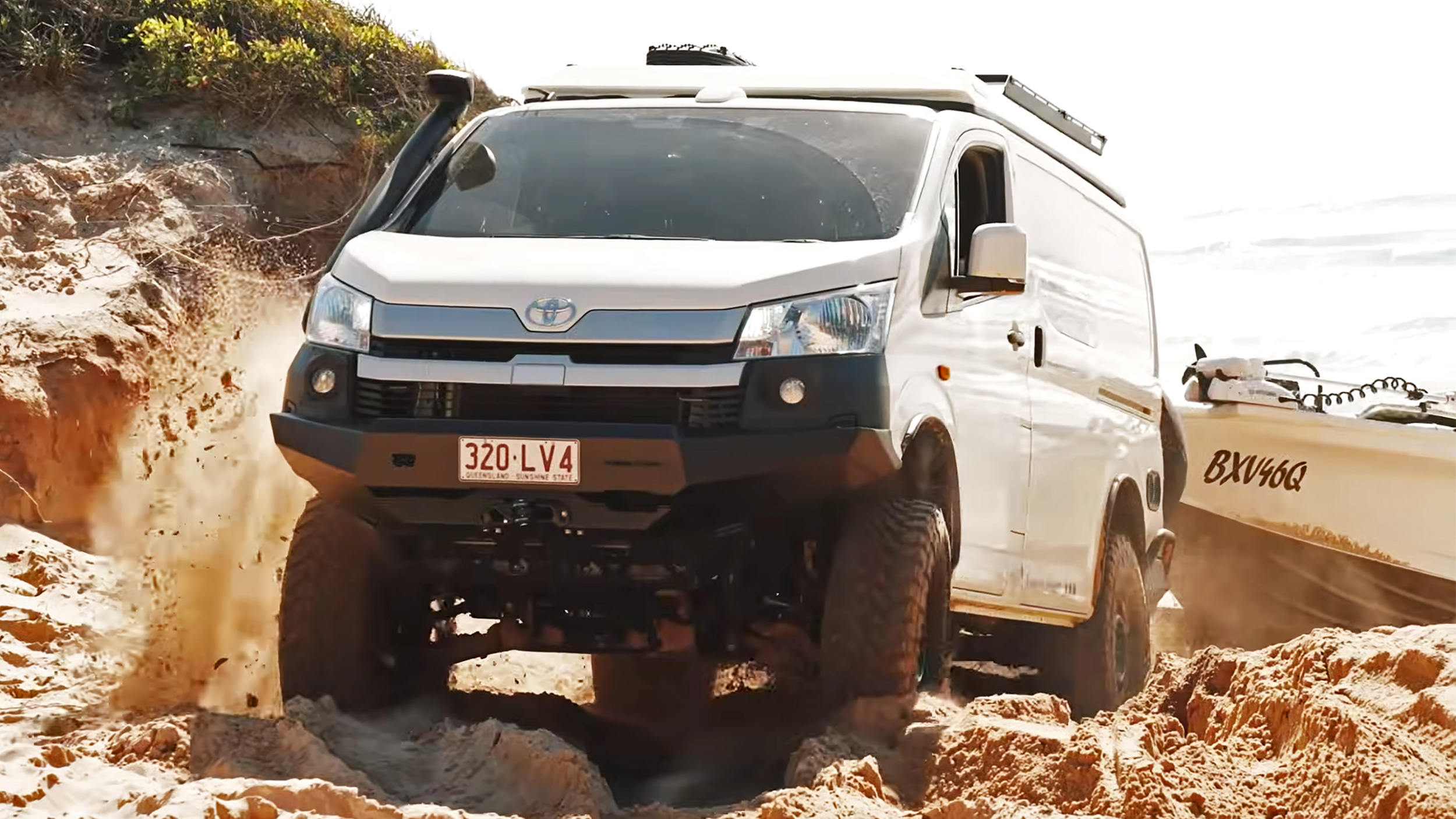 This Monster Toyota HiAce 4×4 Camper Out-Clears A Land Cruiser | Carscoops