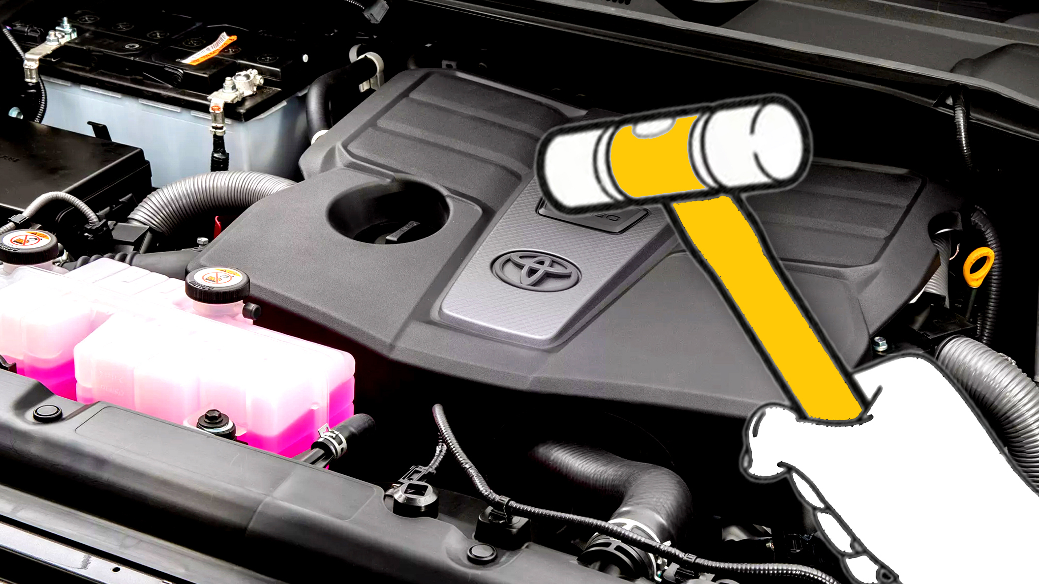 Toyota’s Fix For Its Self-Destructing V6 Is A Guy With A Mallet | Carscoops