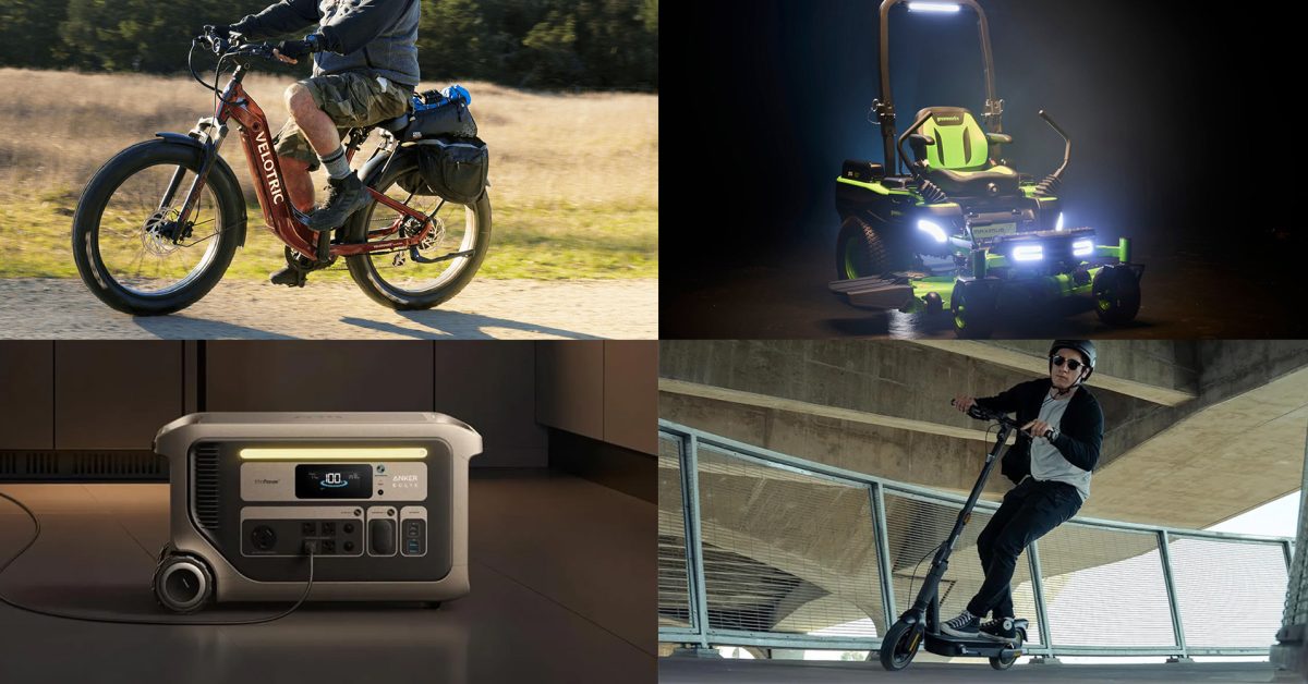 Velotric Nomad 2 e-bike new 1,749 low, Greenworks 60V 54-inch MaximusZ mower bundle low, Anker SOLIX, Segway, more